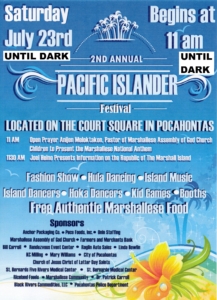 Pacific Island Day Flyer